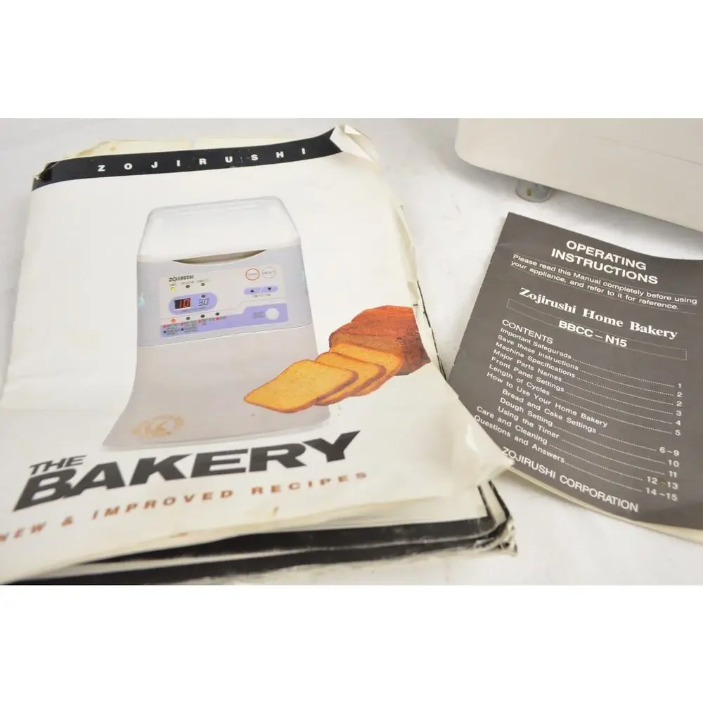 Zojirushi BBCC-N15 Automatic Bread Maker Machine w/ Pan & Paddle
